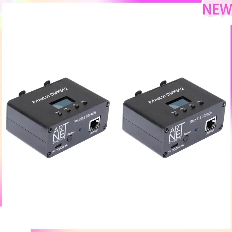 

B27B 2X Artnet DMX 512 Ethernet Lighting Controller Interface,2 Universe