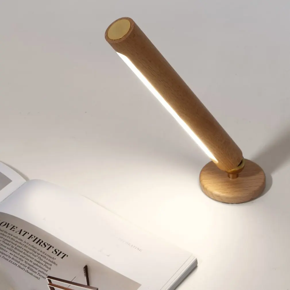 مصباح طاولة LED مع مستشعر باللمس ، أضواء الطاولة ، 3 ألوان ، قابلة للشحن ، الطعام ، ضوء الليل ، سطح المكتب ، ديكور ، الجدار ، 360 درجة