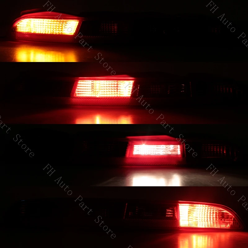 Car Rear Bumper Brake Light Tail Warming Turn Signal Reflector Lamp For Audi Q3 2011 2012 2013 2014 8U0945095 8U0945096