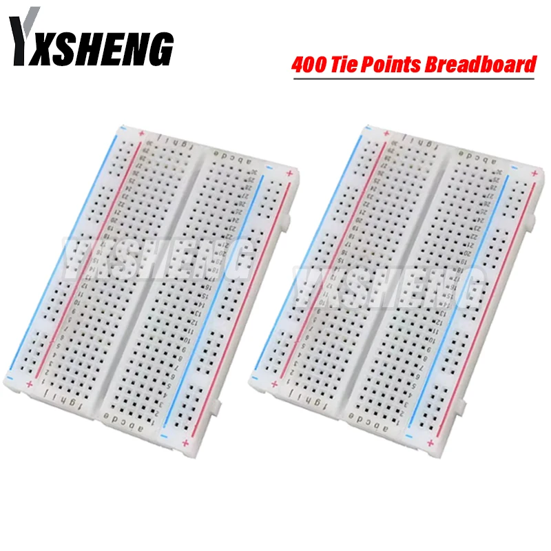 400 Tie Points Solderless PCB Breadboard DIY Bread Board Mini Universal Test Protoboard