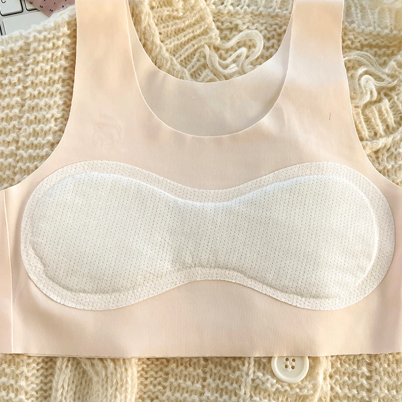 3pcs Children's Bras Teenagers Comfortable Breathable Simple Training Bra Vest Soft Elastic Skin Friendly Lingerie For Girls image 6