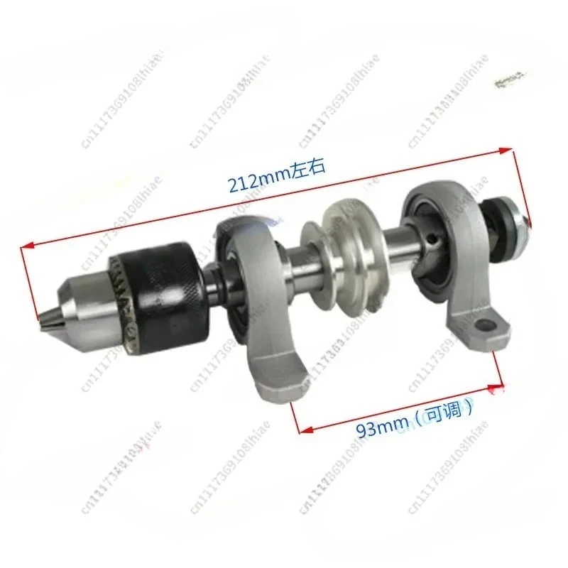 DIY Punch Without Power Spindle Pulley Set Micro Lathe Chuck Tail Stock Tool Holder Accessories for Small Machining
