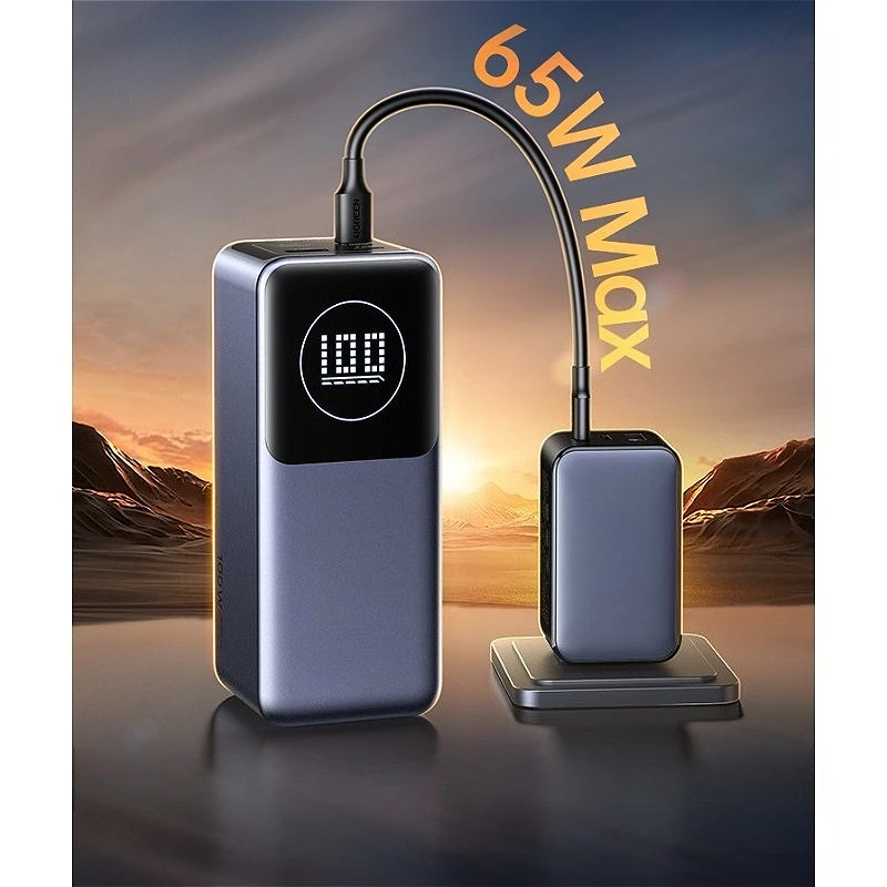 12000mAh 100W Carga rápida para Apple para Huawei Power Bank