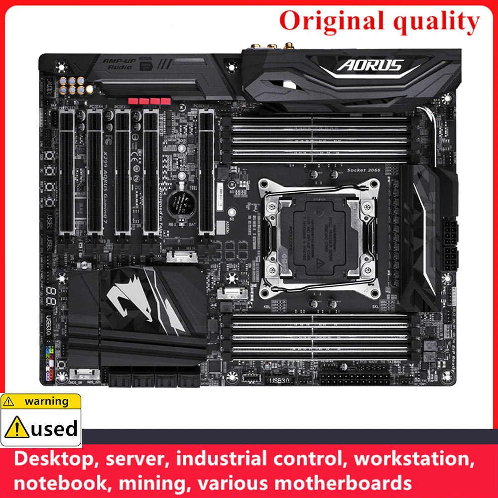 For X299 AORUS Gaming 7 Motherboards LGA 2066 DDR4 ATX For Intel X299 Overclocking Desktop Mainboard SATA III USB3.0