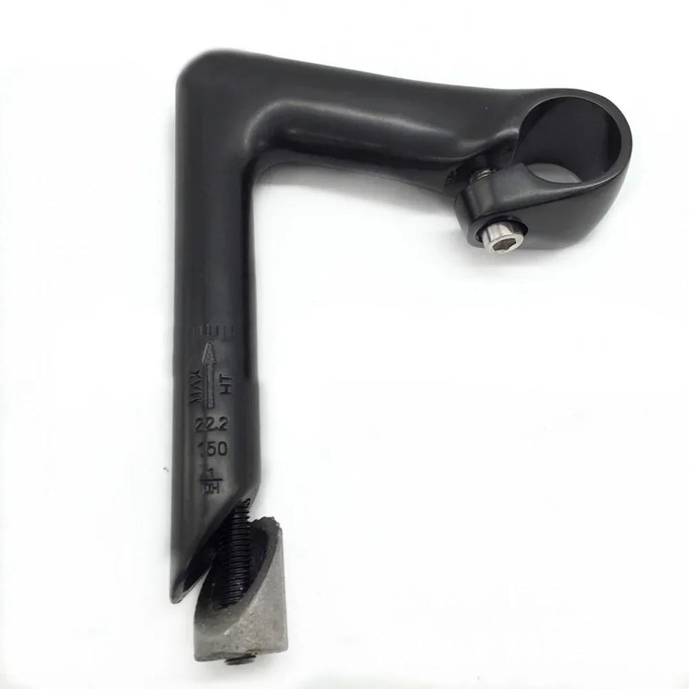 Durable. High quality New Bike Stem Riser Silver 100mm 22.2*150L Aluminum alloy Bicycle Black Handlebar 25.4mm