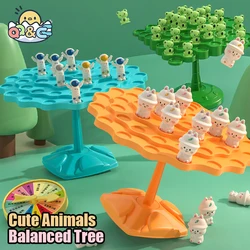 Divertido árbol de equilibrio de rana para niños, juguetes de matemáticas Montessori, juego de mesa de equilibrio, interacción entre padres e hijos, juego de equilibrio de mesa, juguete para regalo