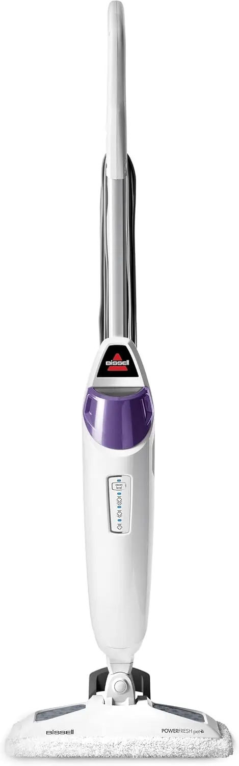 

Purple Steam Mop for Pet Odors, 3 Steam Levels, Sanitizes Floors Without Chemicals