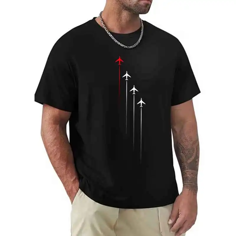 

Men's summer 100 cotton Tee fashion casual sports loose Top printed round neck short sleeve T-shirt comfortable breathable outdo