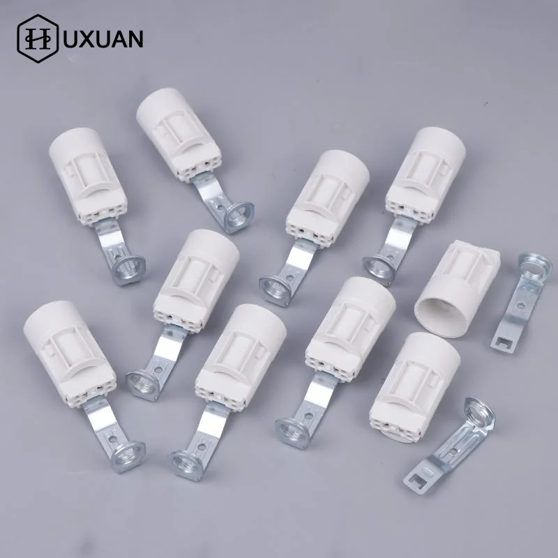 10 قطعة المقبس الشمعدانات E14 قوس حامل مصباح قاعدة الإضاءة سبائك الزنك مآخذ حامل لمبة مع قوس لمصابيح الكريستال #4