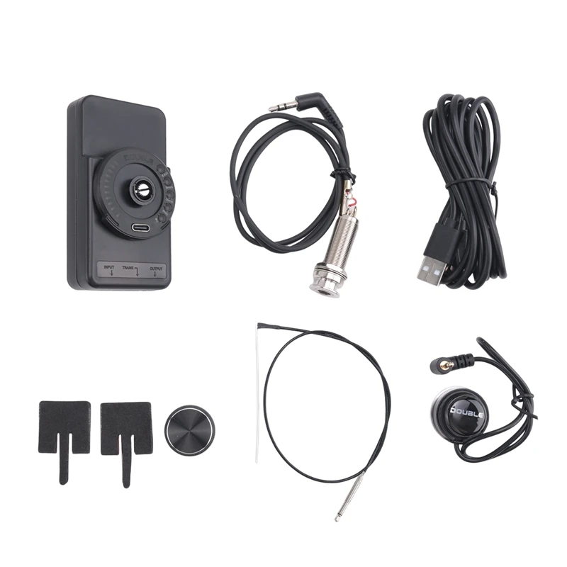 

Top-OS1 Vibration Pickup USB Charging Compatible Pickup For Classical Folk Music Instrument For Guitar Accessories