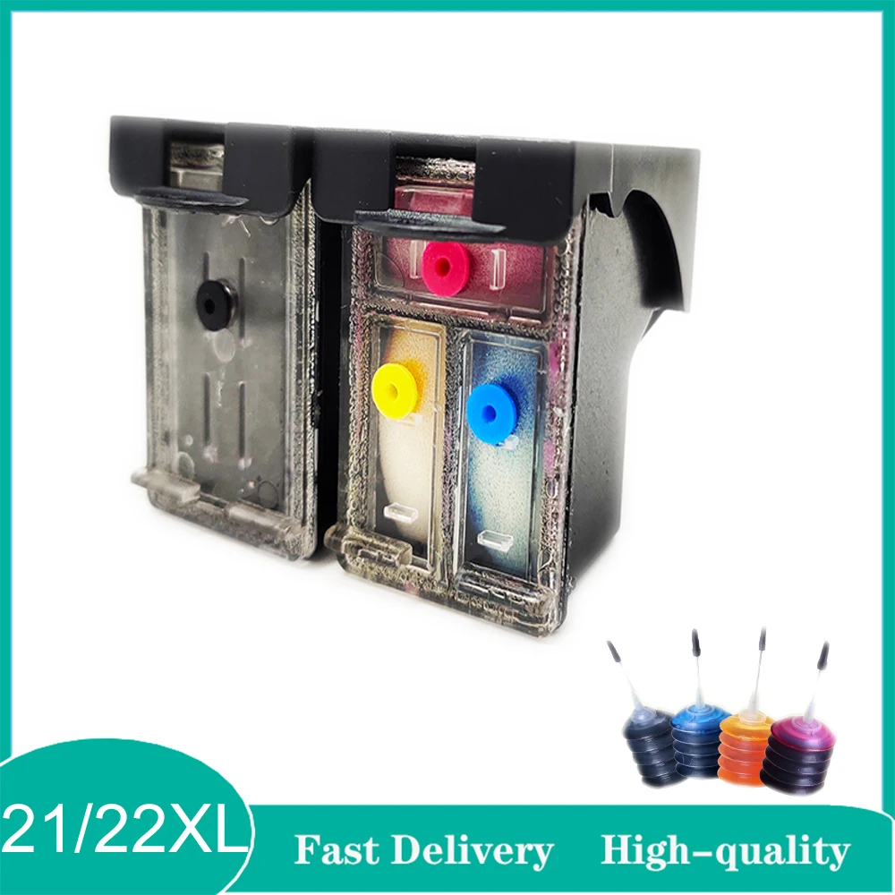 

Чернильный картридж Vilaxh 21XL 22XL для HP 21 22 Deskjet 3915 3920 F380 F2180 F2280 F4100 F4180 F2100 F2200 F300 для HP 21 и 22
