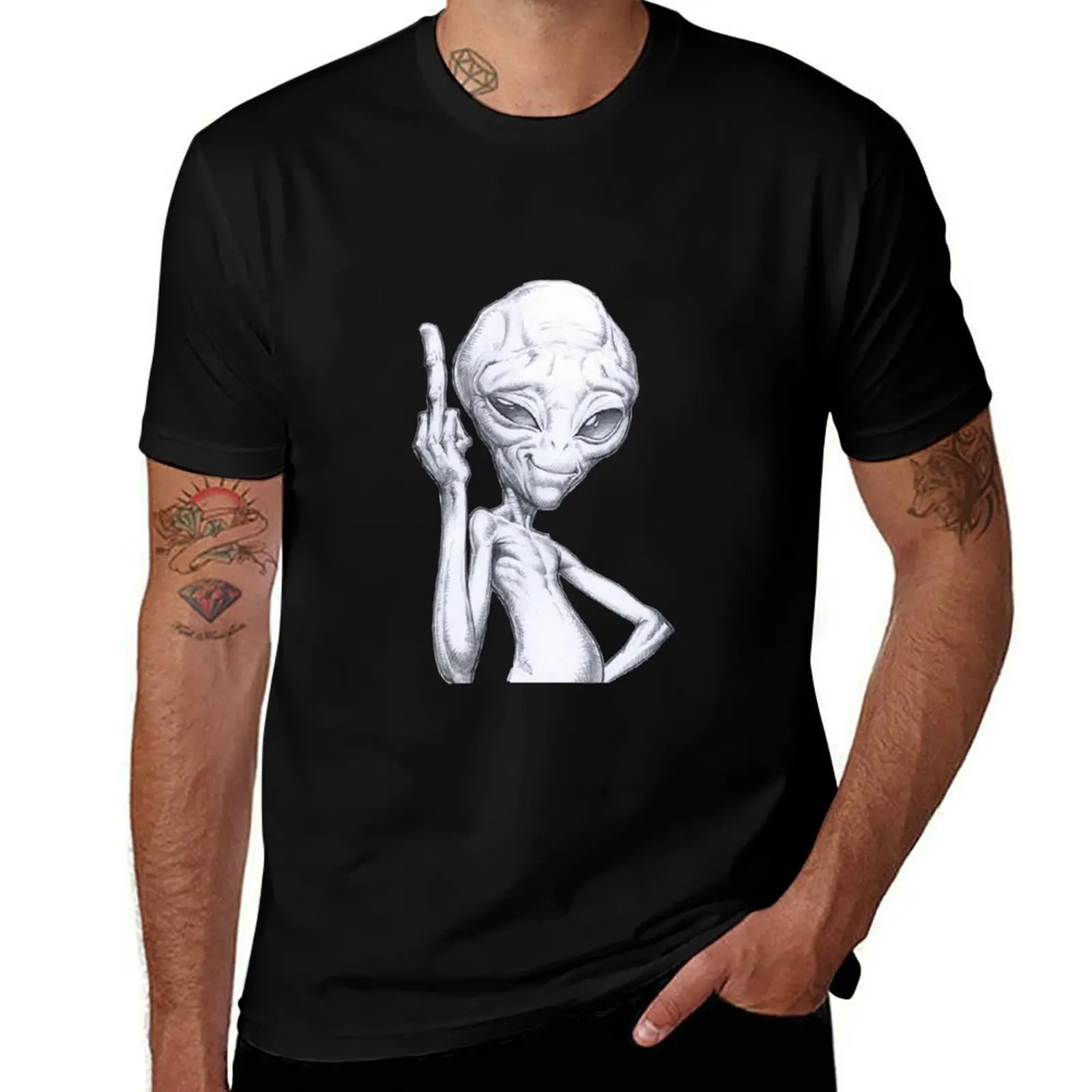 Paul the alien T-Shirt g man t shirts for men t shirts for man cotton funny t shirt man luxury T-shirt