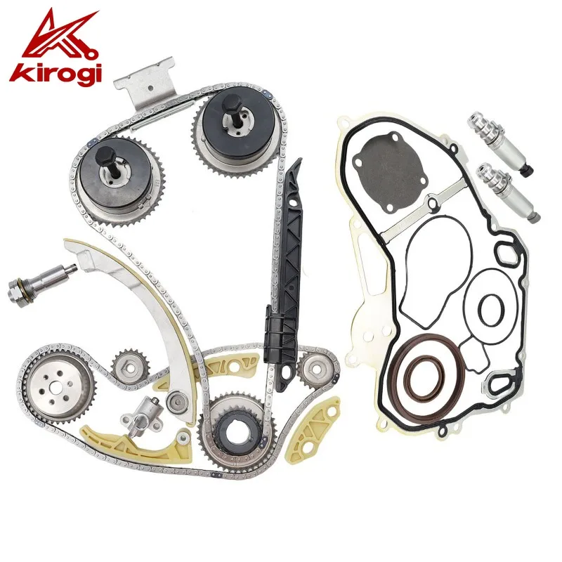 90537632 24424758 Kit de cadena de distribución del motor con admisión y escape VVT para Equinox Terrain Malibu Regal 2011-2017 2.2 2.4 Ecotec L4