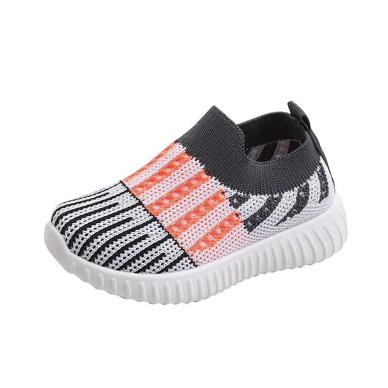 

Kids Non-slip Shoes Multicolor Knitted Fashion High Top Sneakers for Boys Girls Casual Sport Sock Sneakers Children Tennis Shoes