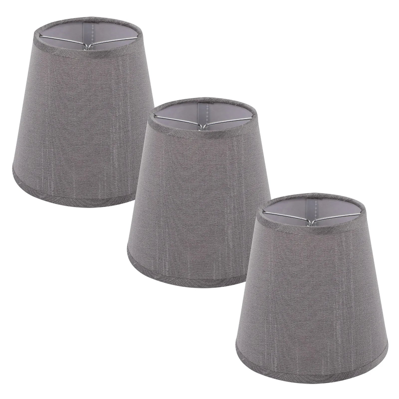 

3Pcs Cloth Lampshade Set Modern Minimalist Design Warm Ambient Light Diffuser for Bedroom Living Room Table Floor Lamp Cover