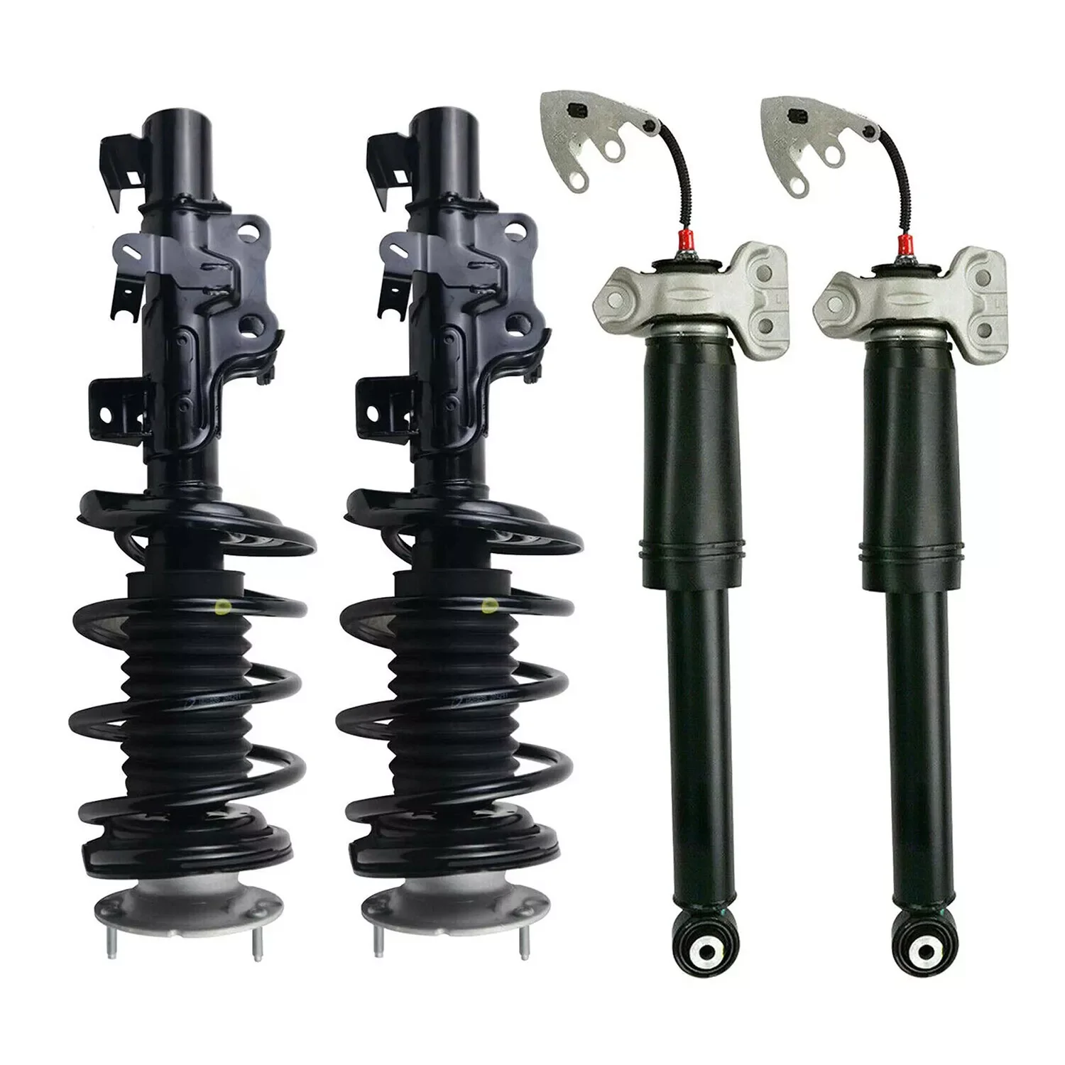 4x Front Rear Shock Struts Assys For Cadillac CTS RWD 3.6L w/ Electric 2015-2019