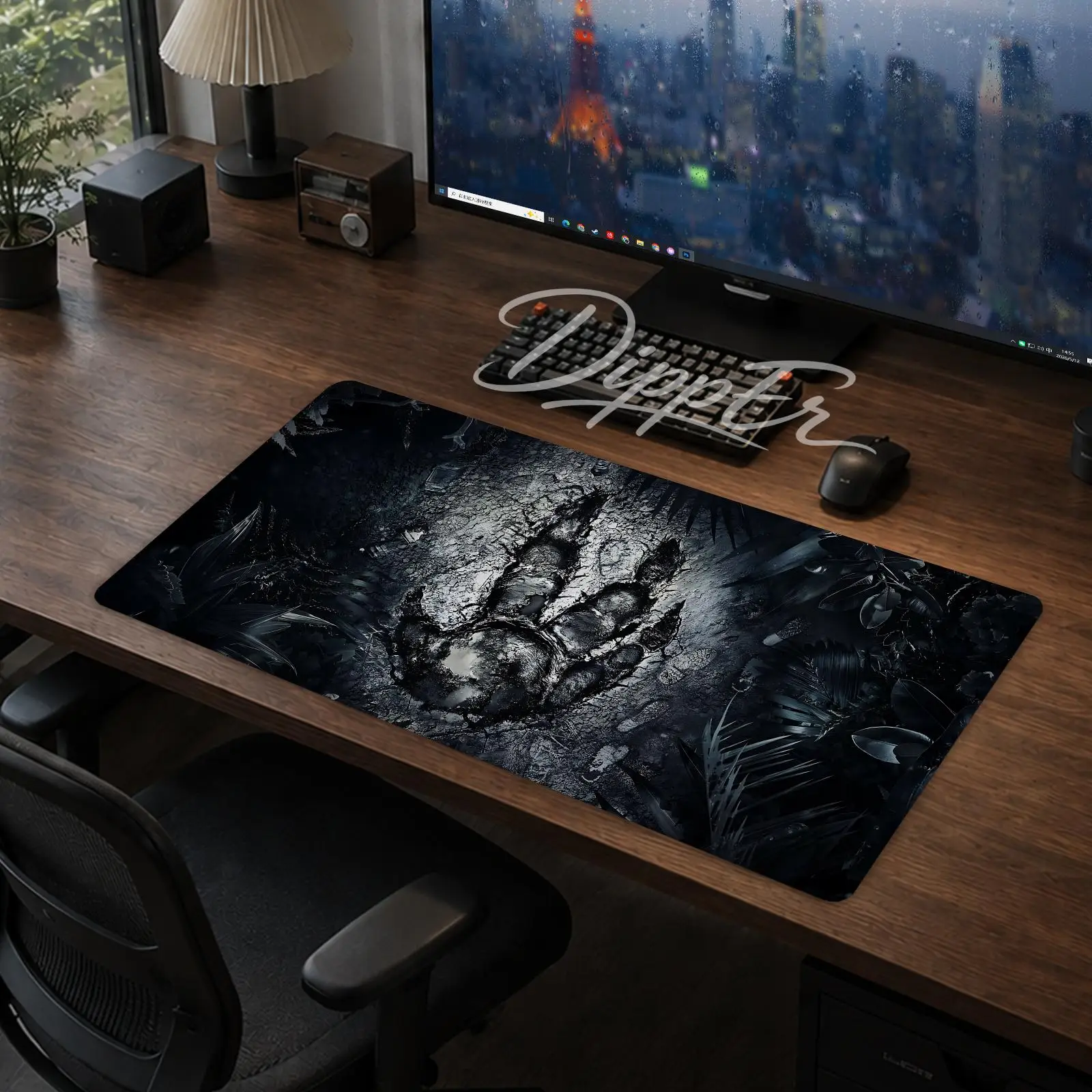 Evolve Mouse Pad Gaming office Desk Mat Non-slip Large Mousepad DIY Keyboard Pad stitched edge rubber base