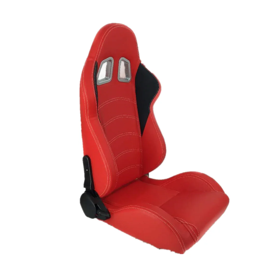1017 Leather Universal Sport Racing Car Seat-Comfortable Waterproof Seat Racing Seat