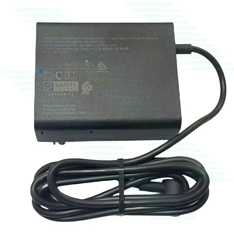 QIN New For Huawei Sound X Charger Adapter 24V/2.71A 65W
