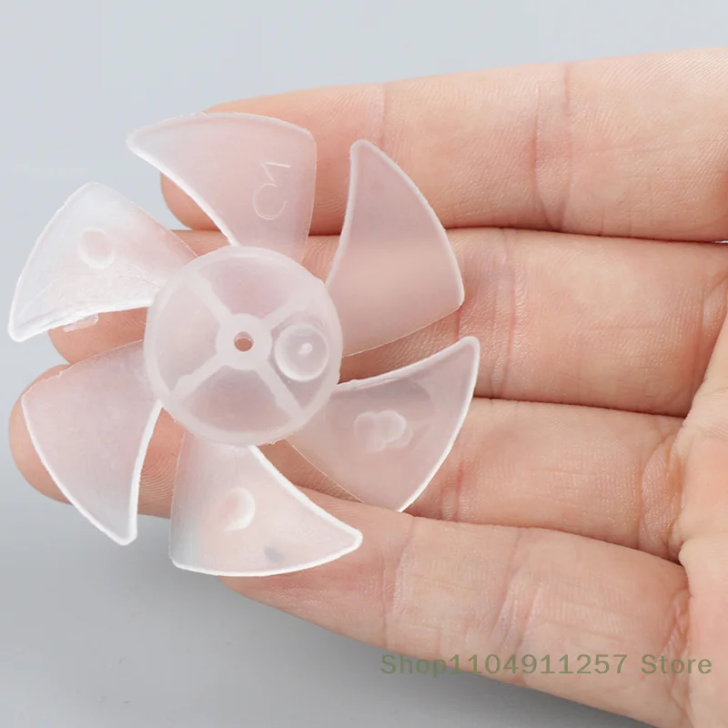1 個小電力ミニプラスチックファンブレード 6 葉ヘアドライヤーモーター用