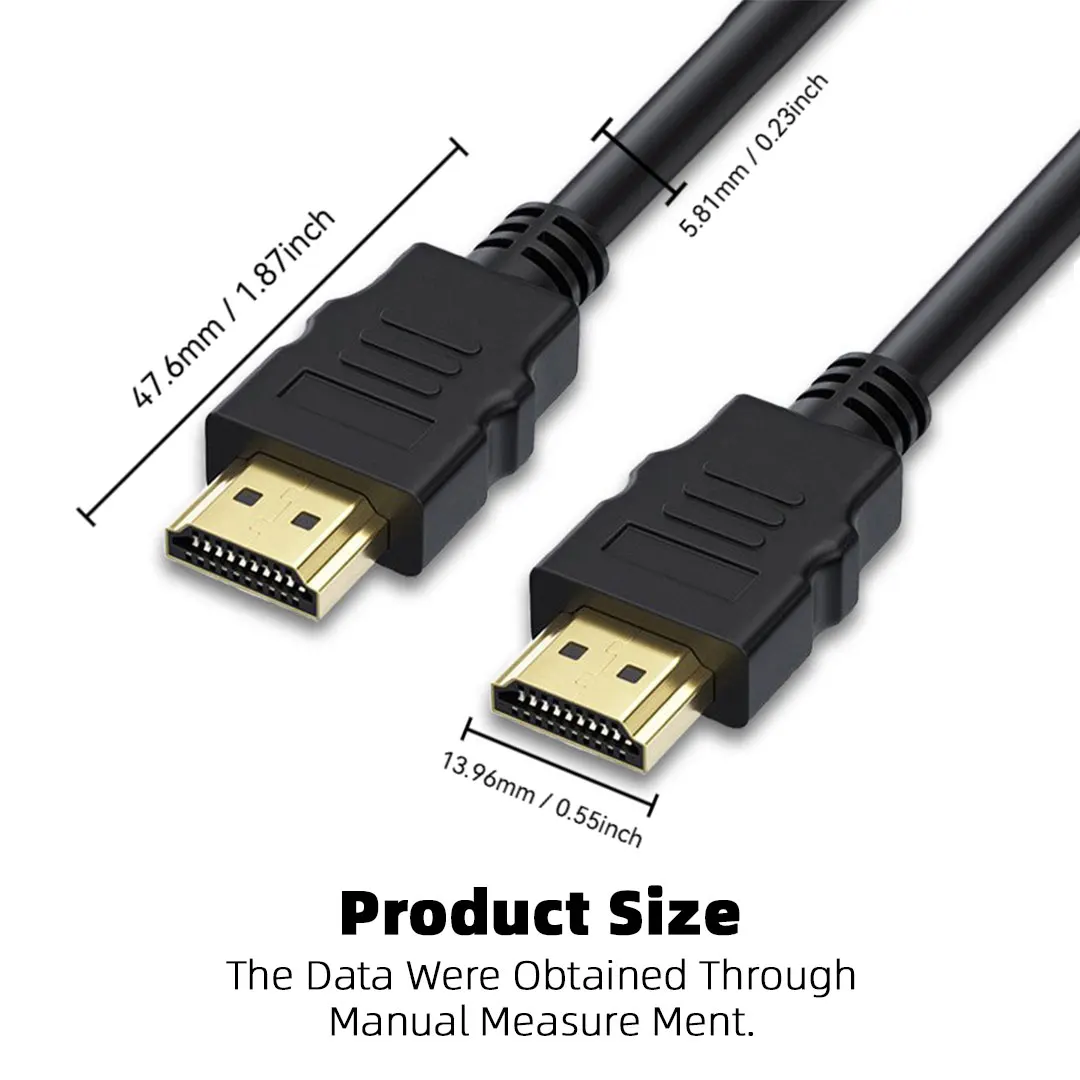 สาย HDMI 4K 60HZ,สาย HDMI ชายไปชาย,ความเร็วสูง 18 Gbps สาย HDMI 2.0 สําหรับ UHD Samsung TV,จอภาพ,PS4/3, Xbox One,