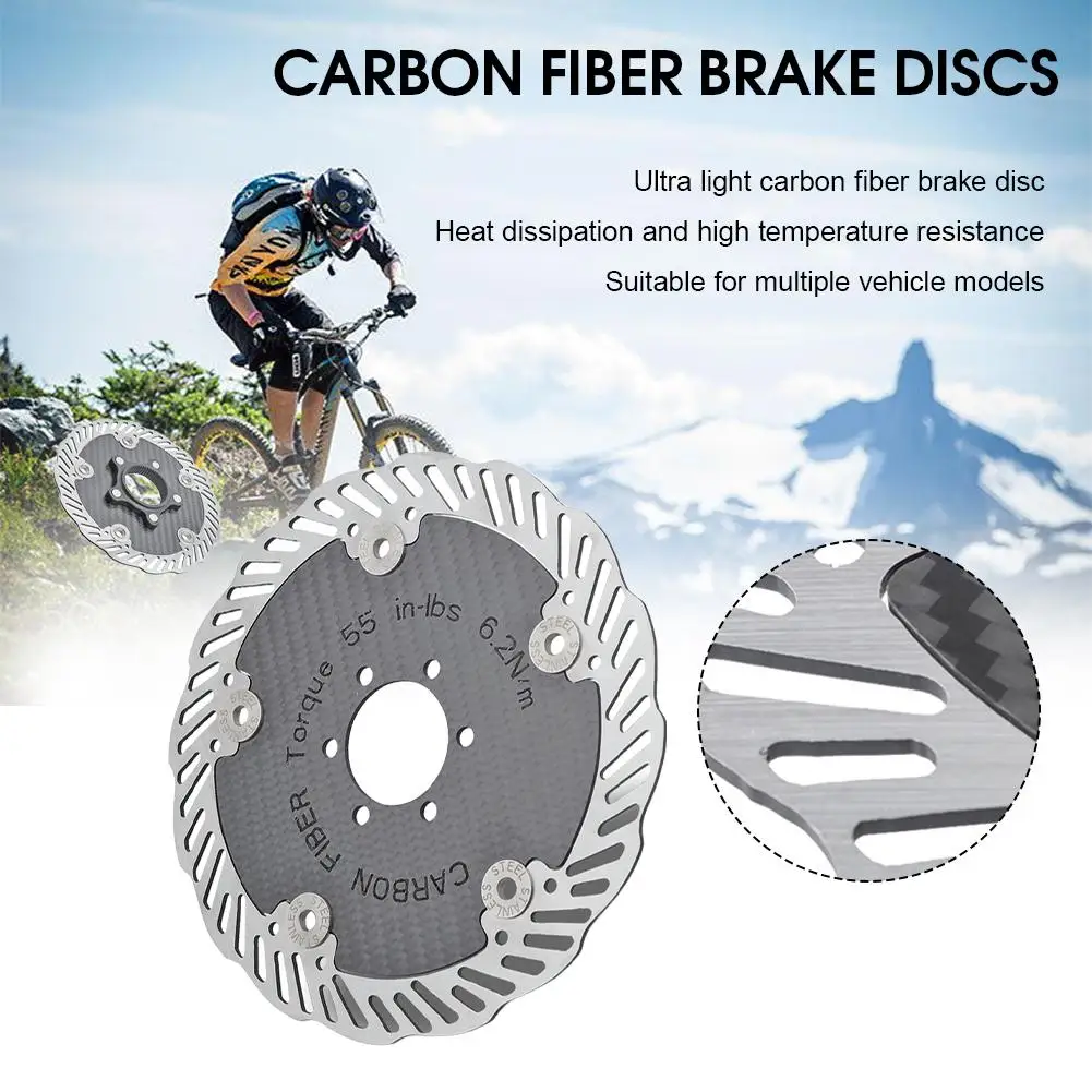 

Карбоновый тормозной диск для MTB, плавающий ротор 160 мм/140 мм, Centerlock, для велосипедов, дисковые тормоза для горных велосипедов, велоспорт