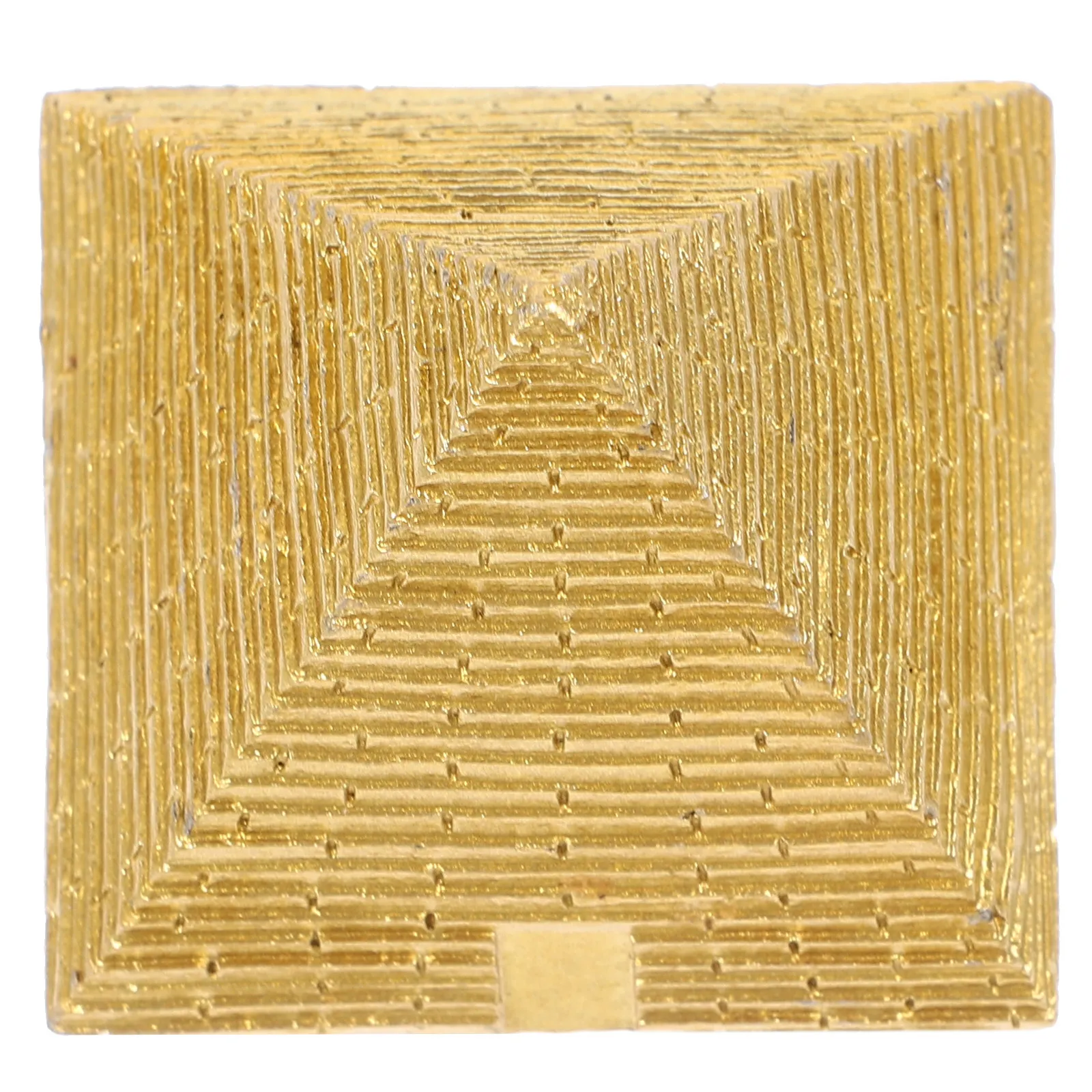 Resin Mini Egyptian Pyramid Decoration Desktop Pyramid Ornament Retro Vintage Home Office School Decor Simulation Sand Table
