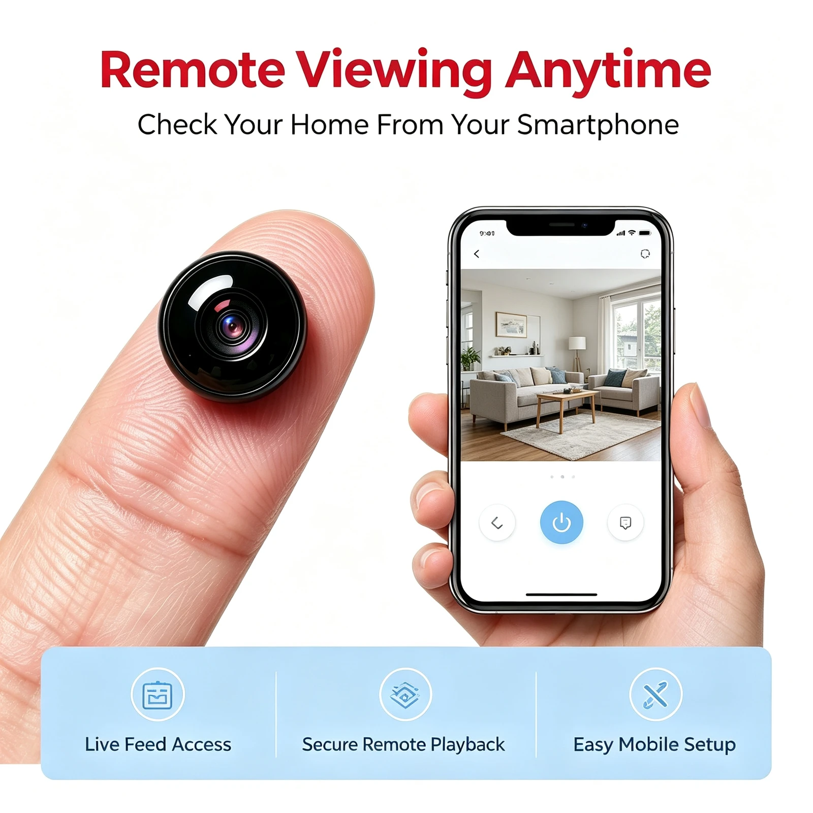 V16  GPS Portable Mini Surveillance Camera, HD Wide-angle Lens with Infrared Night Vision, Real-time Remote Viewing on Mobile Phones, Synchronized Audio and Video Recording, Suitable for Home Security, Pet Care, Baby Monitoring Scenarios
