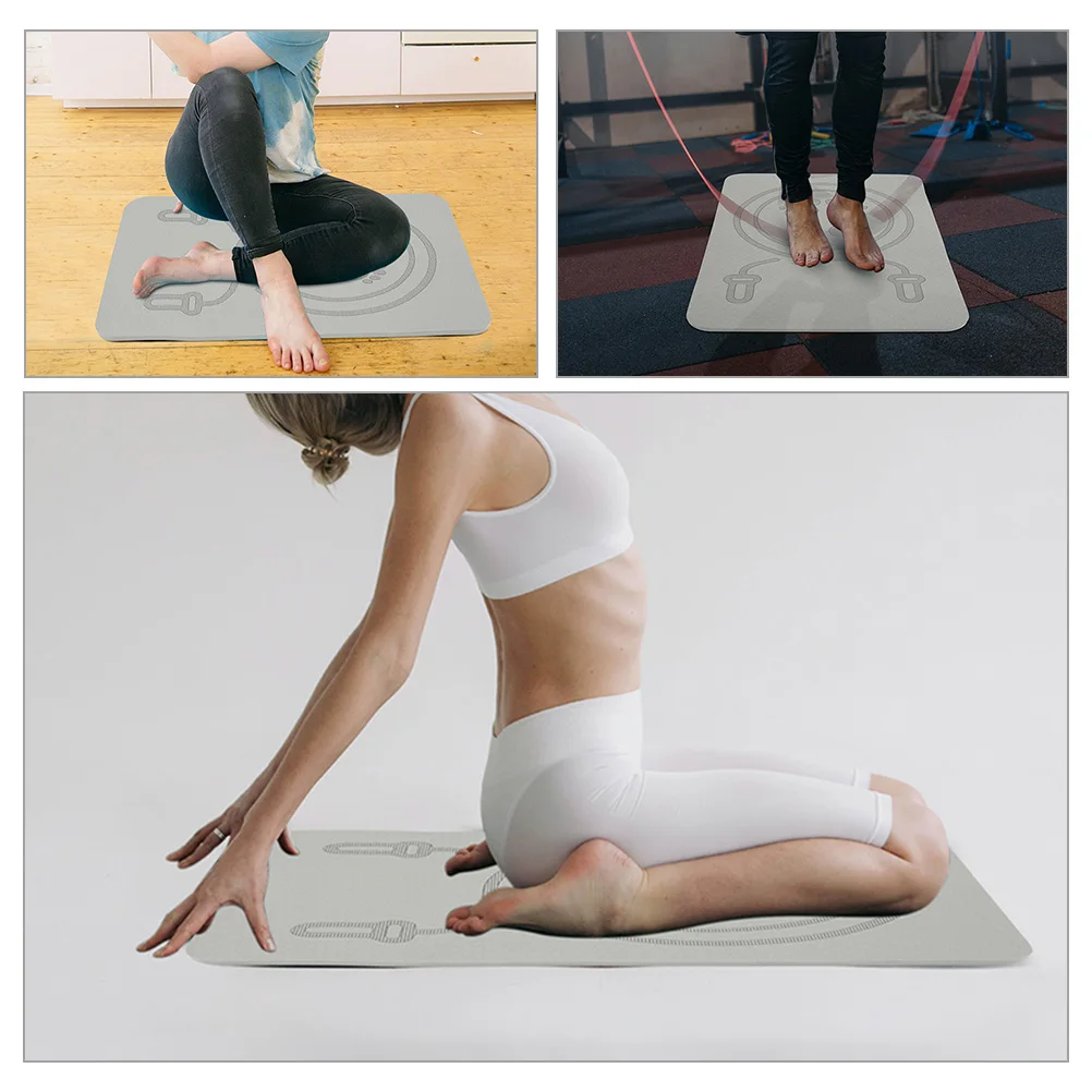 

Silent Soundproof Jump Rope Multi-Function Skipping Pad For Yoga Fitness Exercise Household Sports Mat Durable Portable Skipping