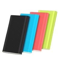 1Pc Soft Silicone Protector Case Cover for Xiaomi Power Bank 2 10000 MAh Dual USB Port Powerbank Shell Sleeve for Model PLM09ZM