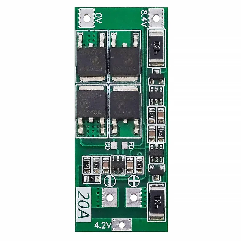 2S 20A BMS 7.4V DC 8.4-9V 18650 Lithium Battery Protection Board Cell Module Li-ion Battery Charger Module Protection Board