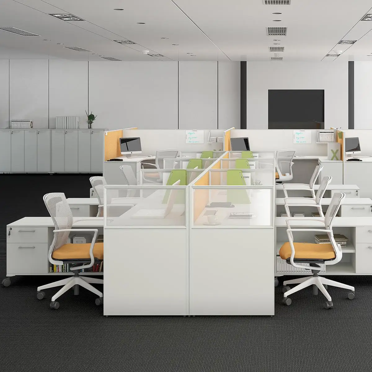 Modern Contemporary Design Call Center Cubicles for Office Hotels Schools & Office Buildings Factory Direct Office Furniture