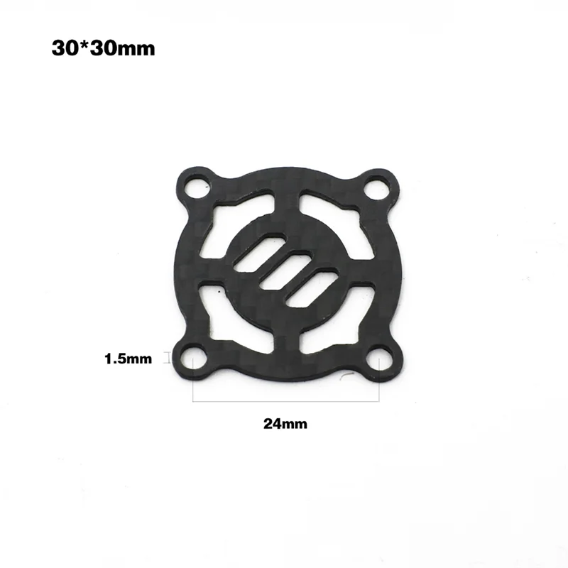 Carbon Fiber Cooling Fan Cover 30X30Mm for RC Motor ESC Electric Regulating Fan Protection Cover,B