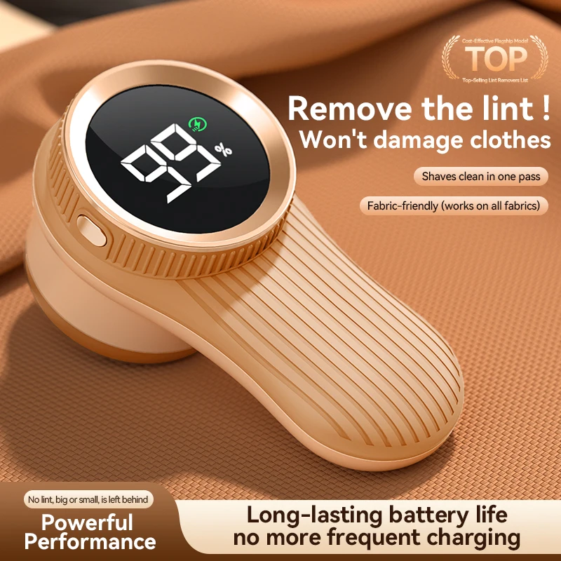 Electric Lint Remover Portable Fabric Shaver Rechargeable Hair Ball Trimmer Clothes Lint Machine Fuzz Pellet Remover