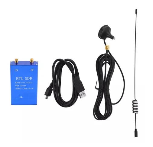 RTL.SDR USB Receiver RTL2832U+R820T2 100KHz-1.7GHz UHF UV HF