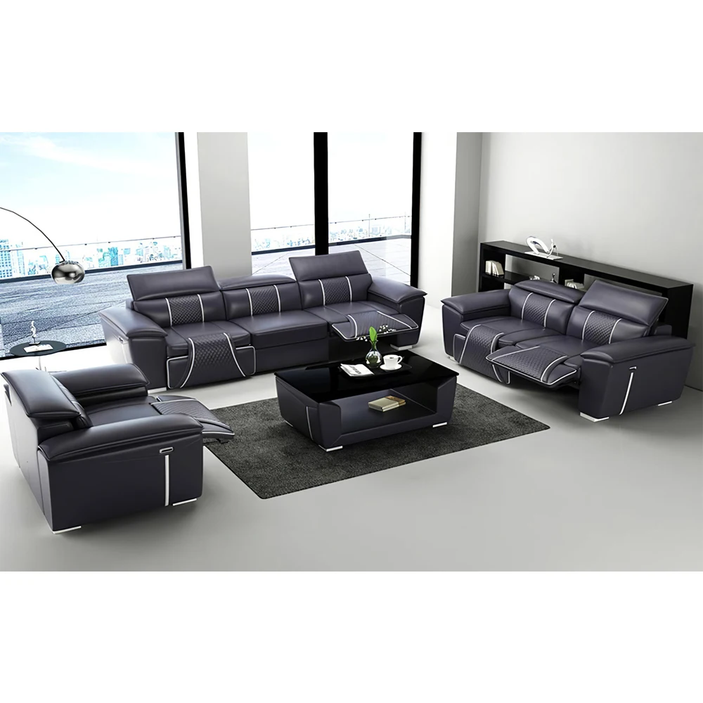 

Linlamlim Sectional Couch Big Sofas Italian Genuine Leather Power Recliner Functional Salon Cama Electric Reclining Sofa Set