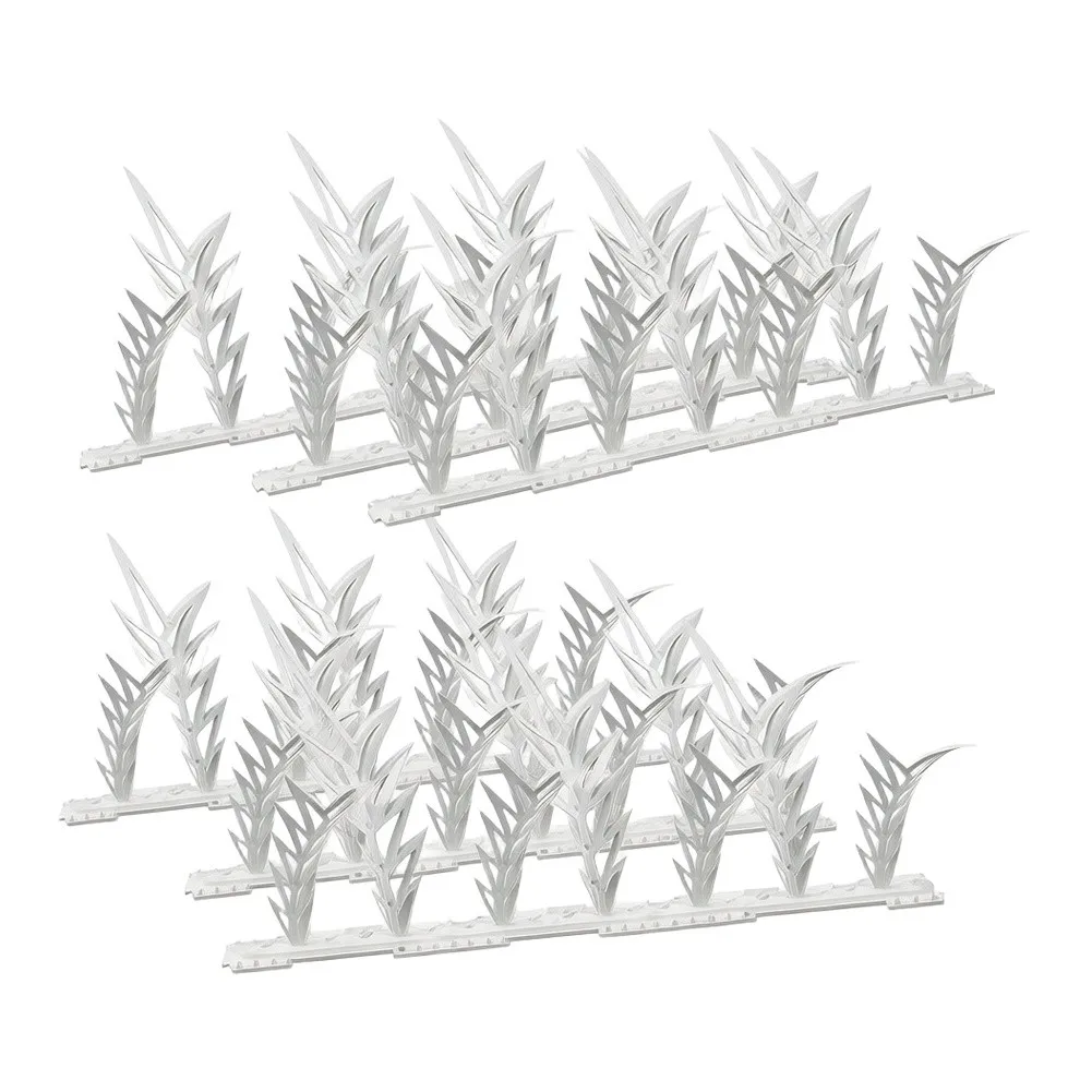 HIPS Plastic Bird Deterrents with Branch-Like Structure for Rooftop Fence and Window Bird Control Installation