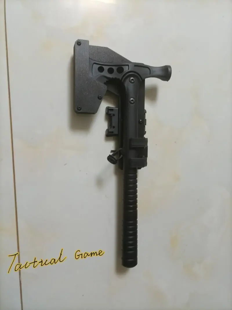 Suprimentos para atividades ao ar livre, adereços de cinema, modelo de machado Maniac Battle Axe, tomahawk de plástico para camping, caça e selva
