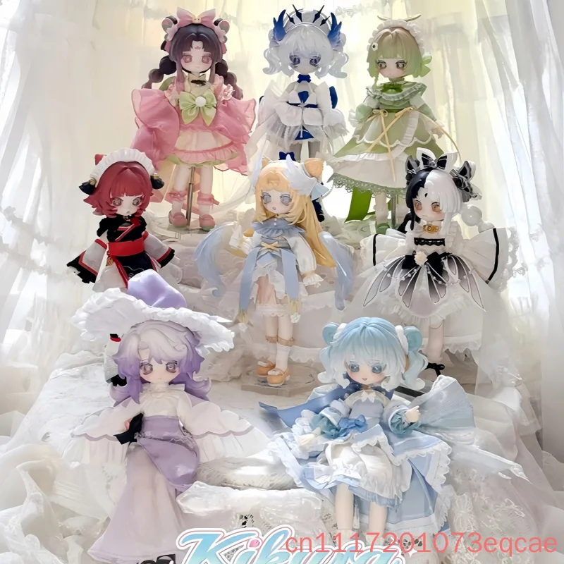 Genuine Kikura Solar Terms Healing Series 1/12 Bjd Blind Box Caixa Caja Doll Mystery Box Gift Desktop Ornament Cartoon Model Toy