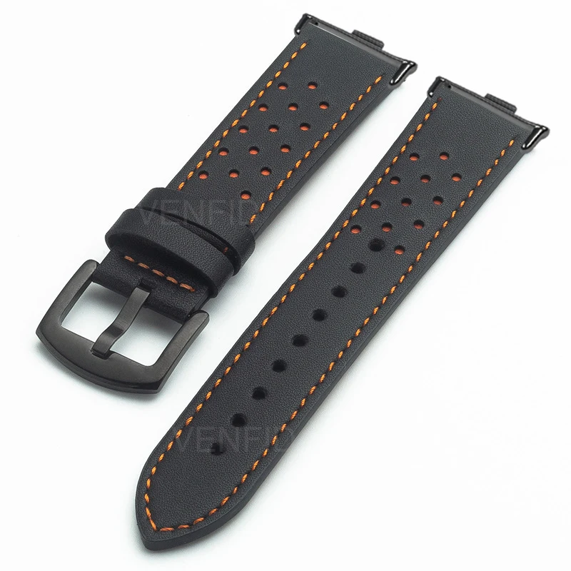 Neues Lederarmband für Xiaomi Mi Band 9 Pro/Mi Band 8 Pro Damen Herren Sport Atmungsaktives Uhrenarmband Schleife für Redmi Uhr 4/5 Verschluss