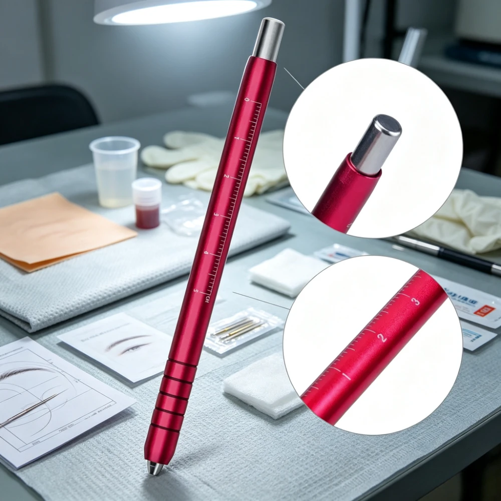 Manual Tattoo Pen Permanent Makeup Machine Microblading Pen 1pcs for Lip Eyebrow Eyeliner Tattoo Tebori Pen Supplies