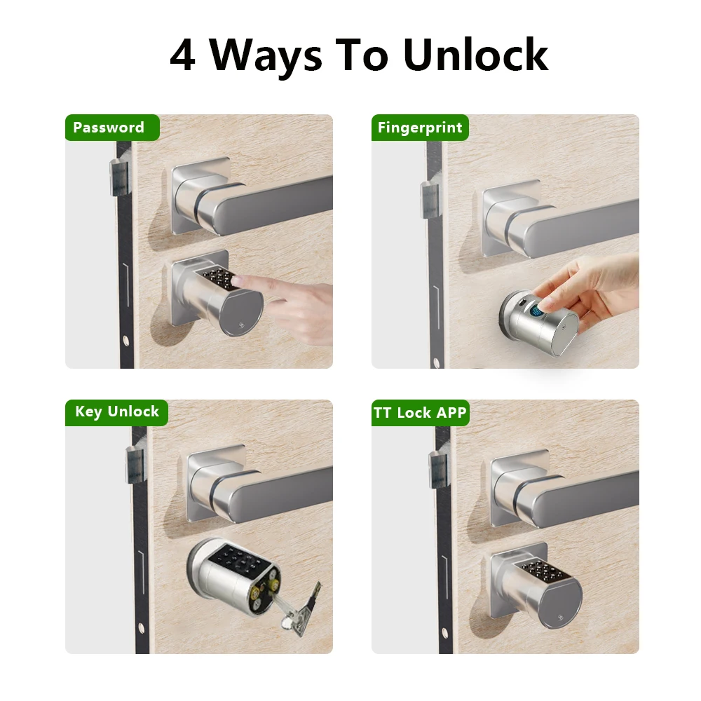 CDOK L11 TTlock Bluetooth Lock Cylinder, Can Set Temporary Password, Add Gateway for Hotel and Homestay Management