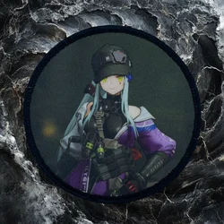 Girl Frontline Tactical Morale Badge Patch Hat Girl Tactical Armband Hook and Loop Military Backpack Accessories Stickers