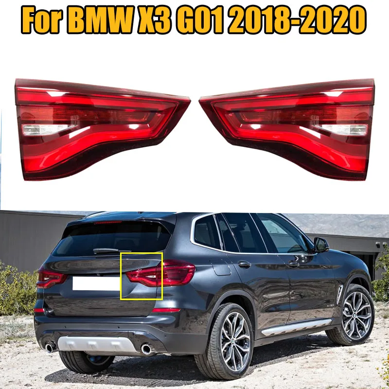 

Inner Car TailLight Assembly Rear Brake Light Turn Signal Lamp Reversing Light For BMW X3 G01 2018 2019 2020 Car Accessories