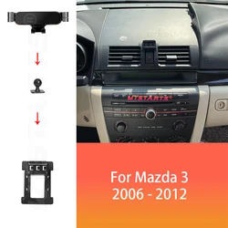 Car Phone Holder GPS Navigation For Mazda 3 BL BK 2006-2012 Adjustable Rotating Phone Holder Base Car Interior Accessories