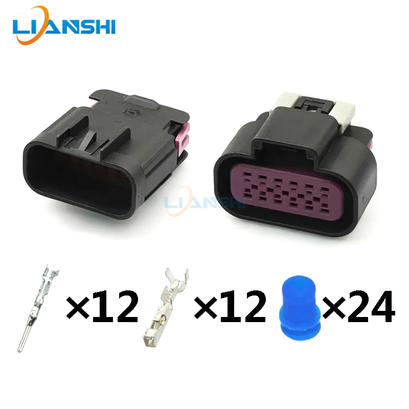 13530777 15326854 12 Pin GT 150 Sealed Connector Kit for Buick Excelle LaCrosse Chevrolet Volt Headlight Lamp BCM Wiring Harness