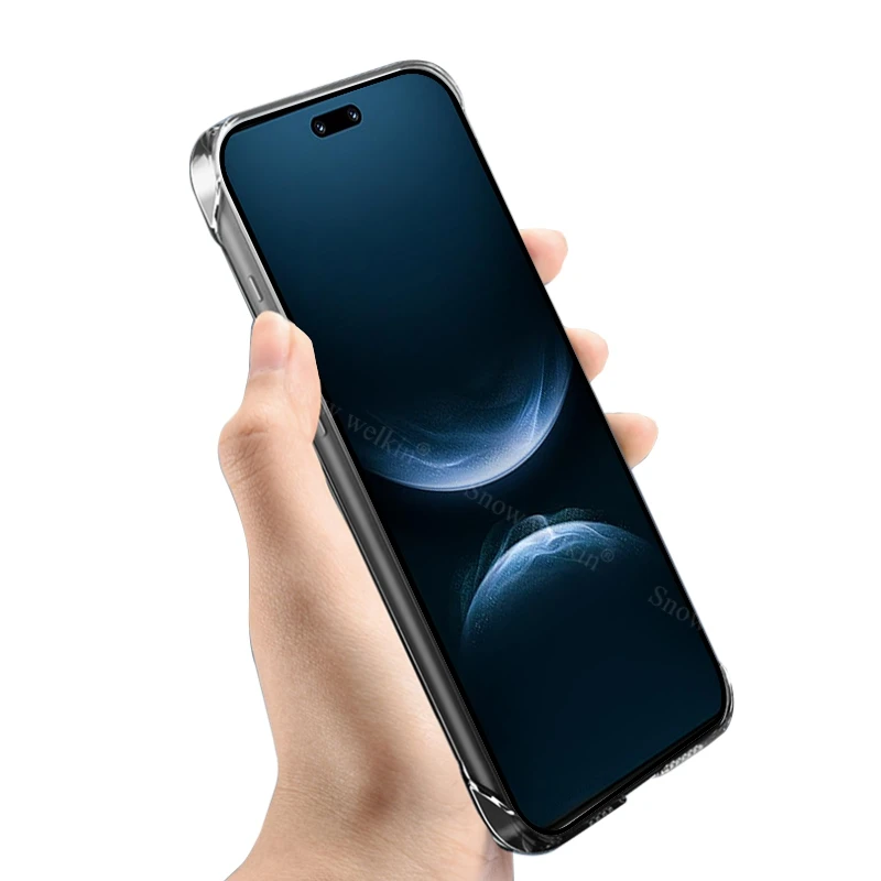 Huawei Nova 14 13 12 Nova14 11 10 9 8 Ultra Pro Lite SE 12S 13i用 フレームレス スリム クリア プラスチック PC ハードケース バックカバー