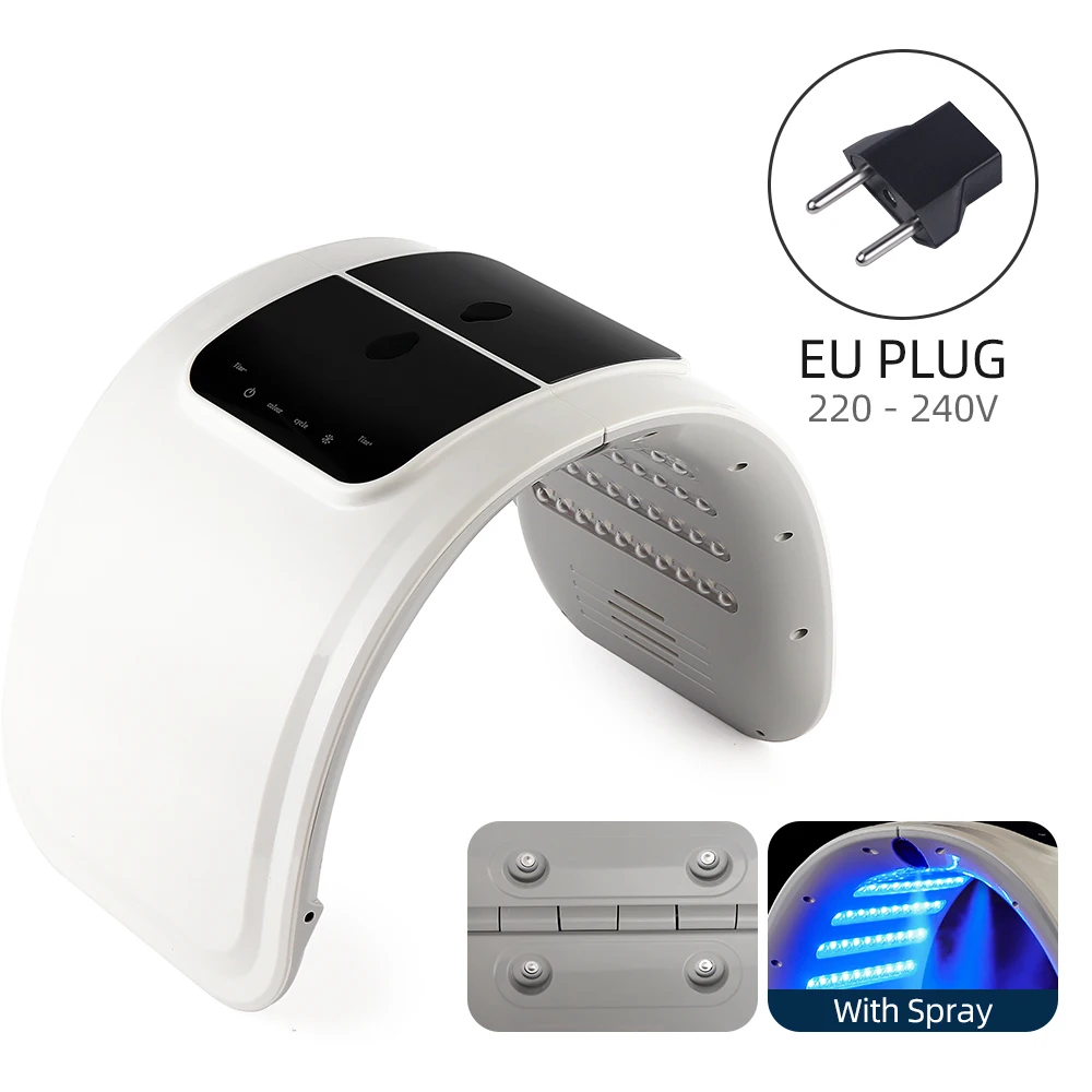 LED Gezichtsmasker PDT Apparaat 7 Kleuren Licht Photon Huidverjonging Gezichts- en Lichaamsverzorging Beauty Spa Nano Spray Gezichts- en Lichaamsmist