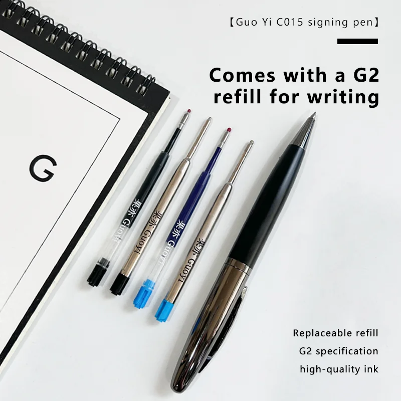 Guoyi C015 424 G2 Ballpoint Luxury Eenvoudige Business Examen Metal High-End  Gifts Mass Customization Logo Signature Pen