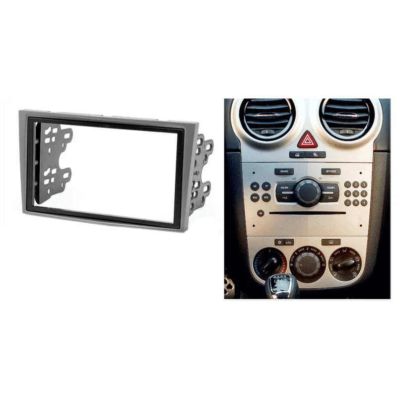 

ABNF!2 Din Car Radio Fascia For Opel Vectra Astra Zafira Install Mount Kit DVD Player Panel Plate Fascia Panel Audio Cover